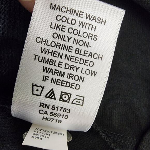 Maurices Womens Shift Dress Solid Lattice Neck Black XXL Mini Relaxed Stretch - Picture 9 of 10